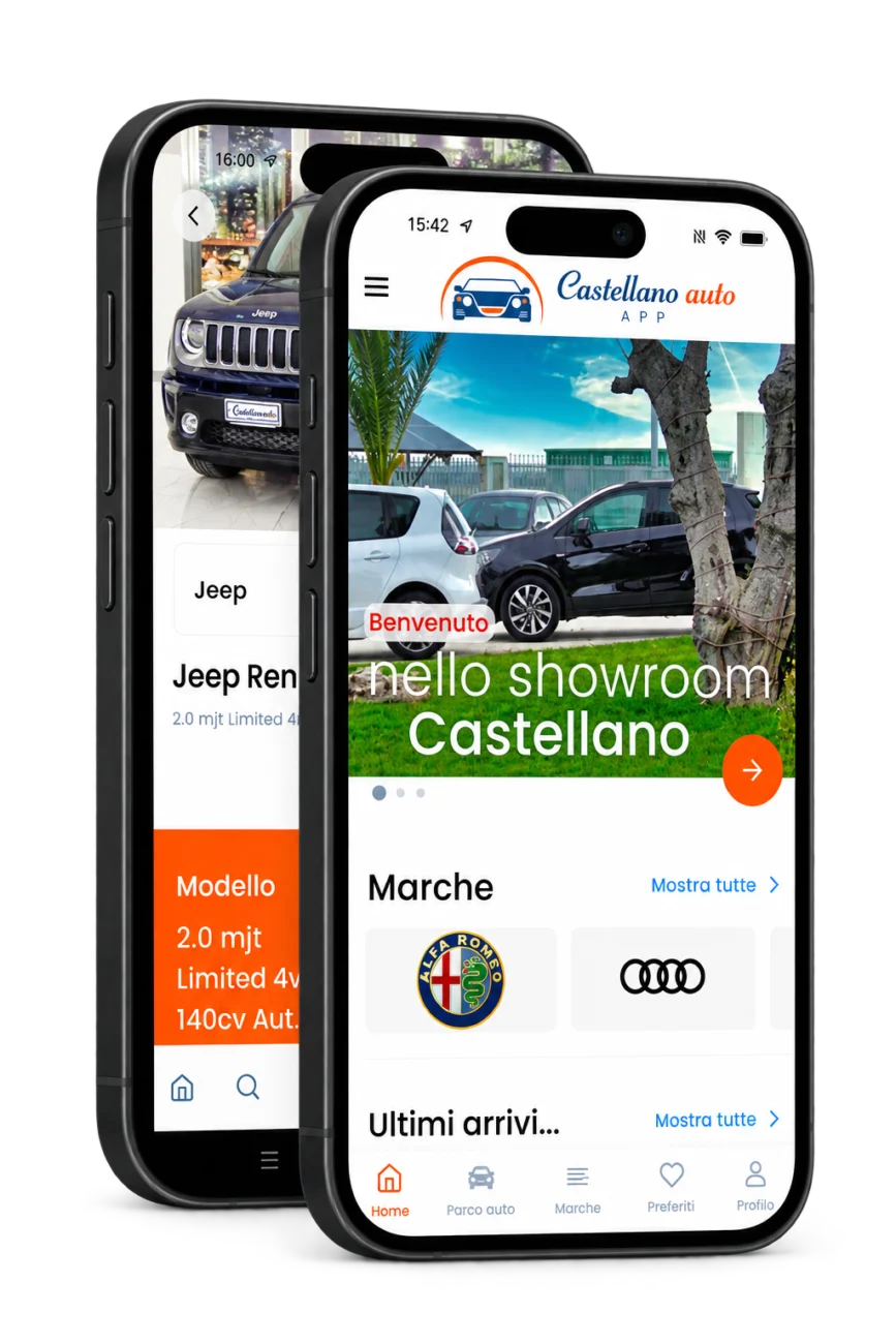 App Castellano Auto per iOS e Android