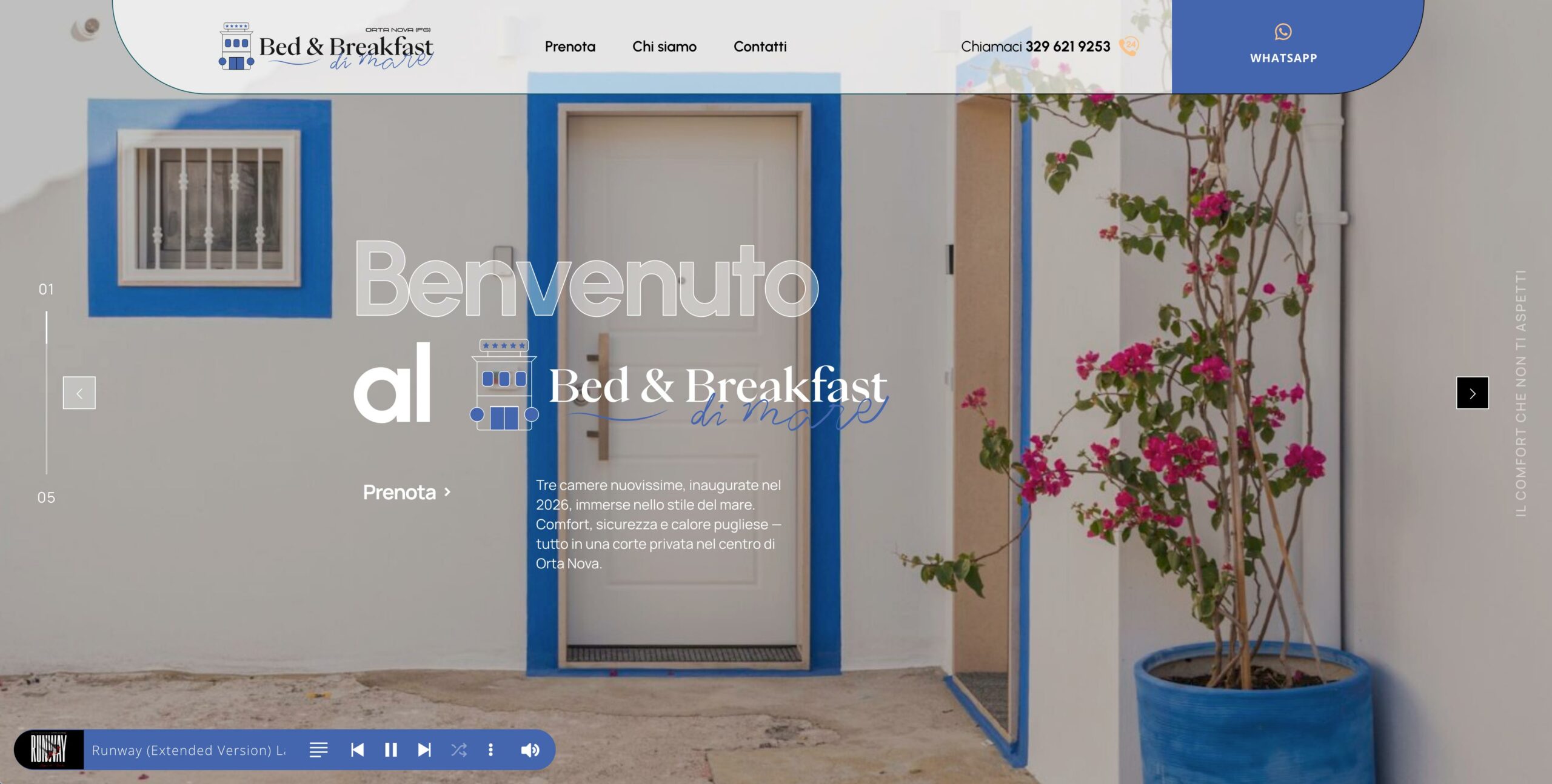 Progetto B&B Dimare realizzato da Biagio Roggia