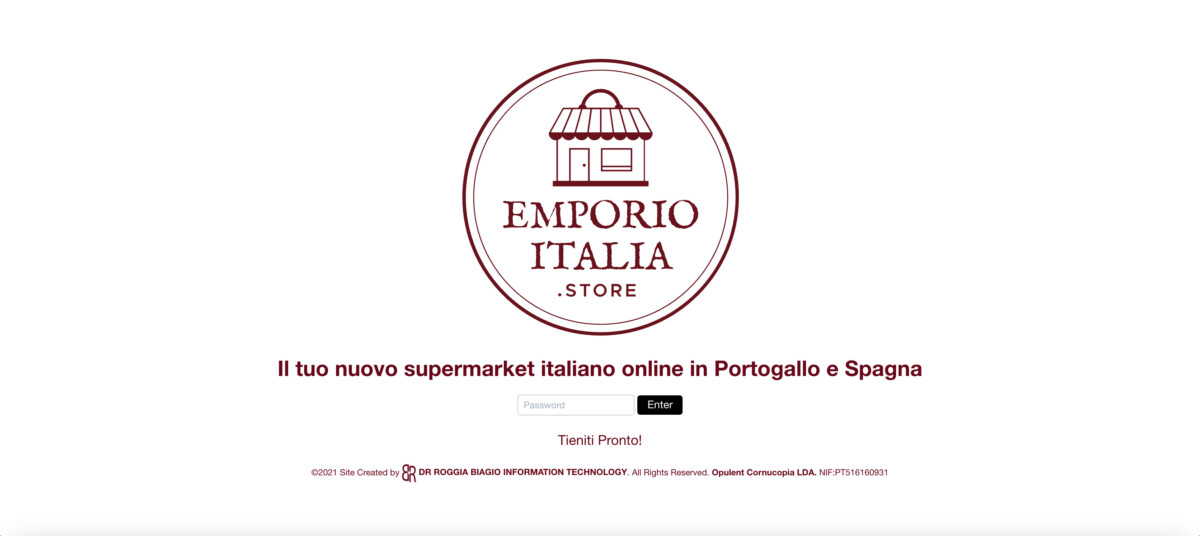 Progetto emporioitalia.store realizzato da Biagio Roggia