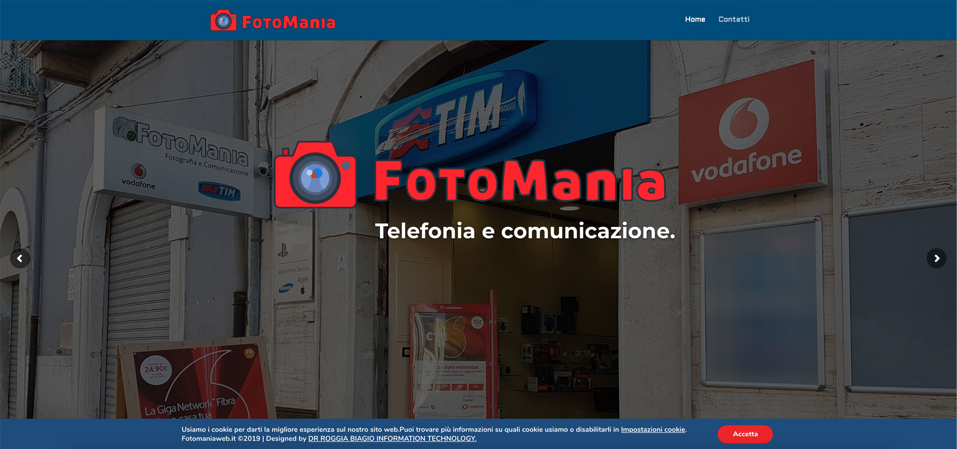 Progetto Fotomaniaweb.it realizzato da Biagio Roggia