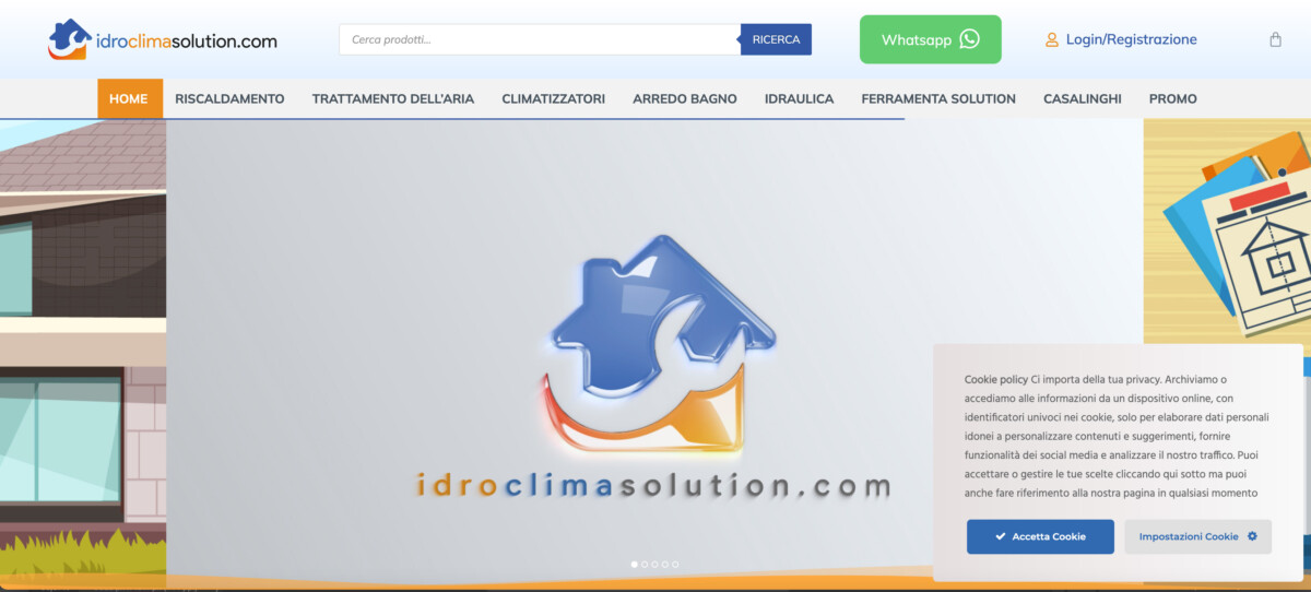 Progetto idroclimasolution.com realizzato da Biagio Roggia