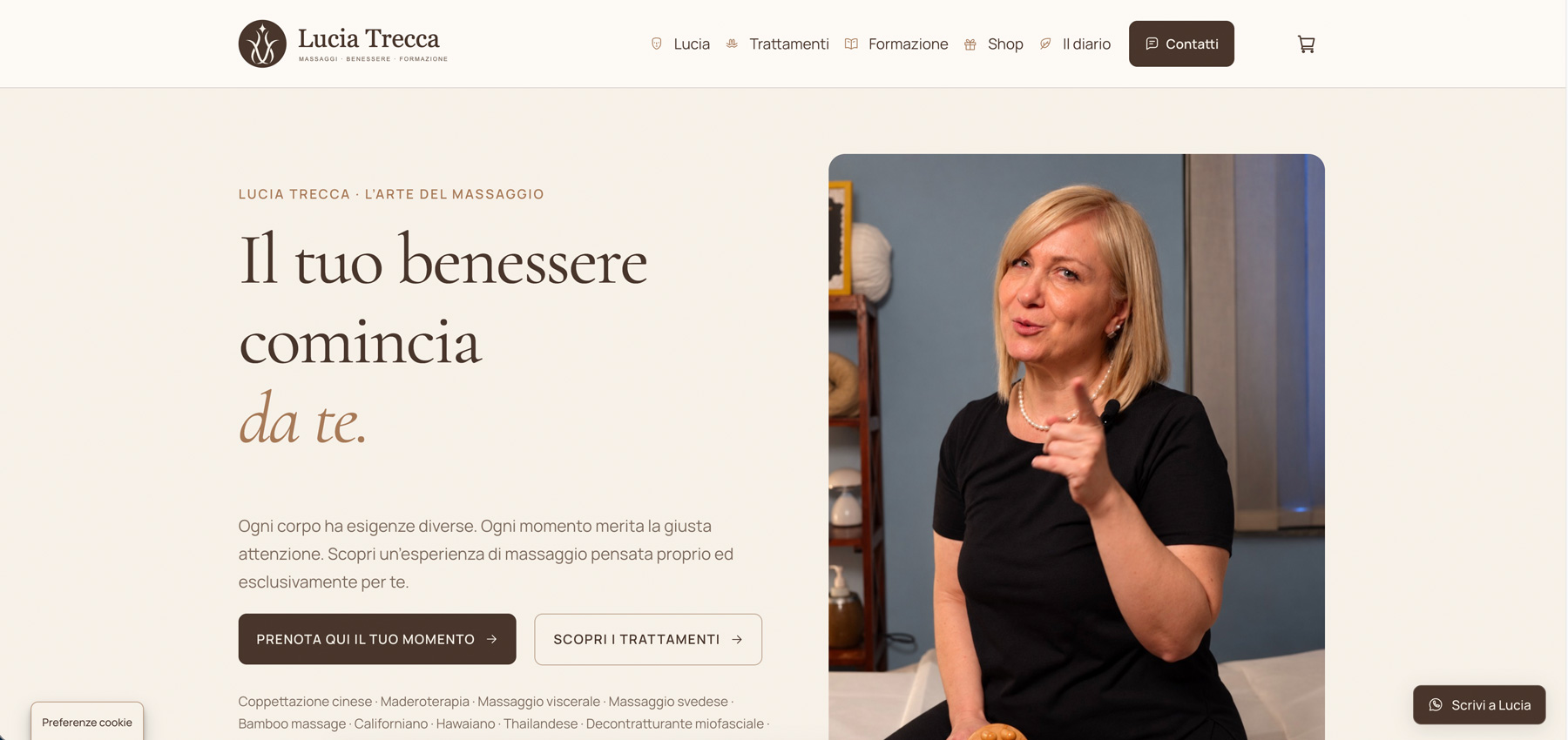 Progetto Lucia Trecca realizzato da Biagio Roggia
