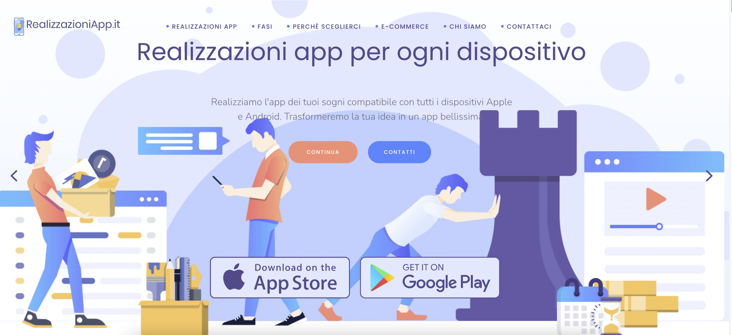 Progetto realizzazioniapp.it realizzato da Biagio Roggia