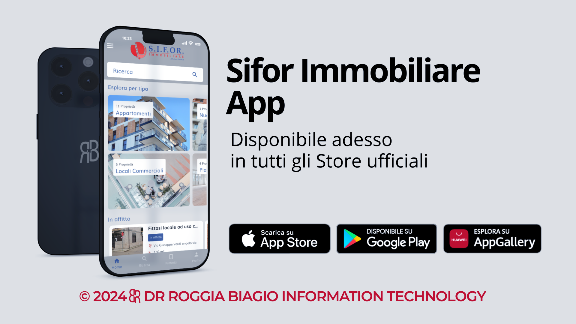 Progetto Sifor Immobiliare app realizzato da Biagio Roggia