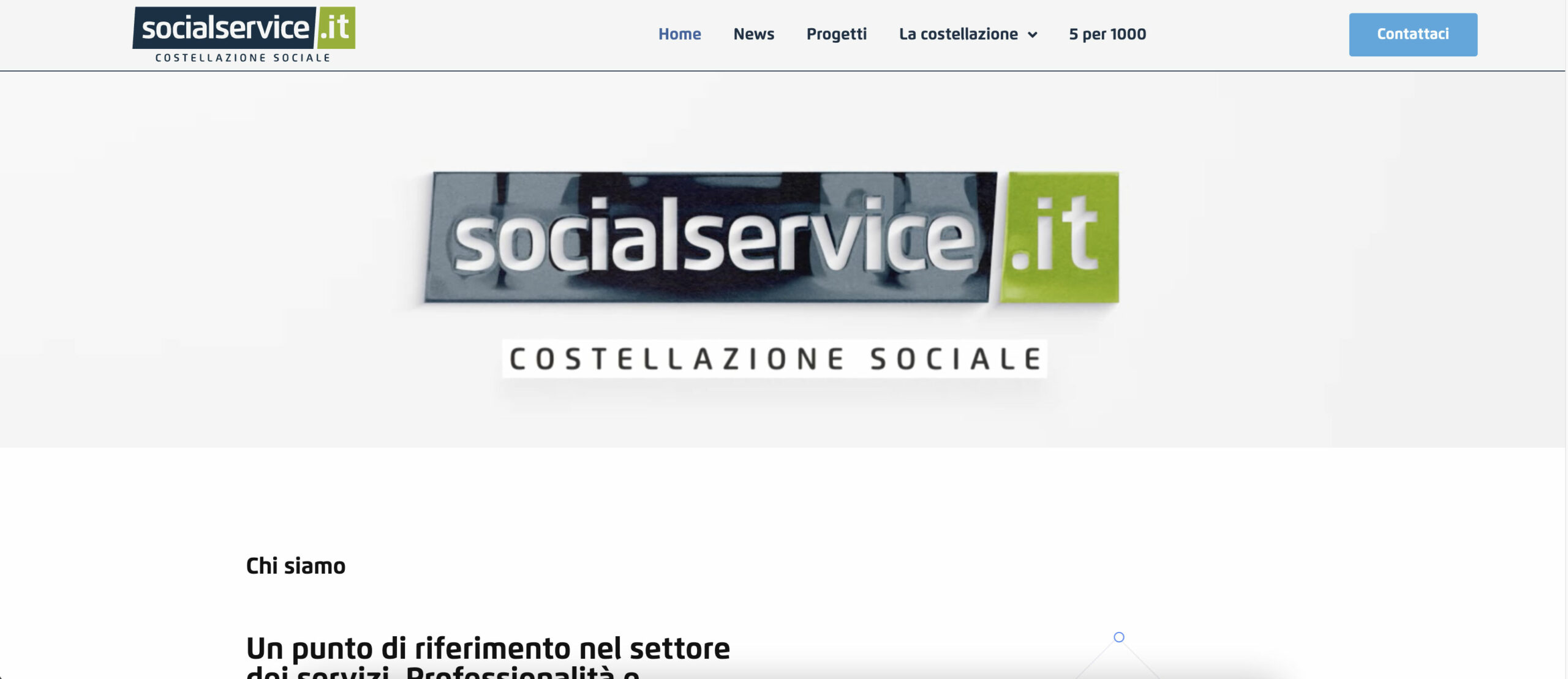 Progetto Socialservice.it realizzato da Biagio Roggia