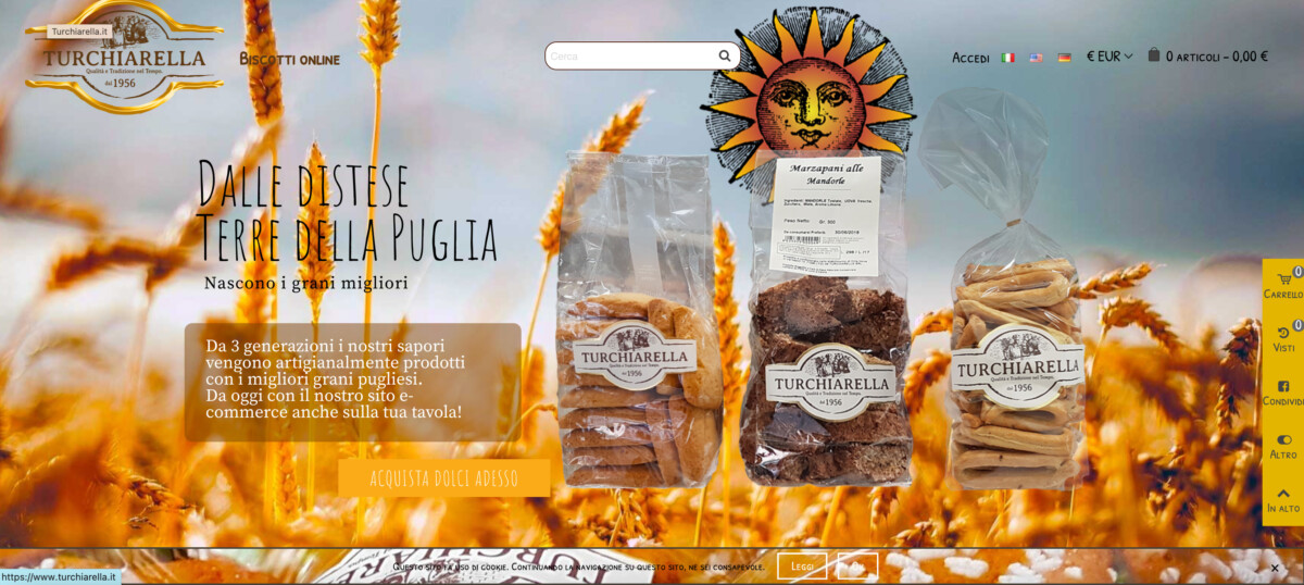 Progetto turchiarella.it realizzato da Biagio Roggia